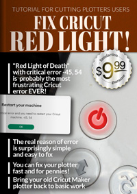Fix Cricut Red Light